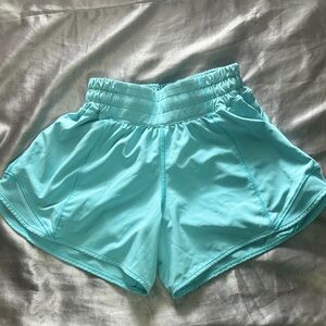 lululemon athletica hottie hot Women's Turquoise Athletic Shorts